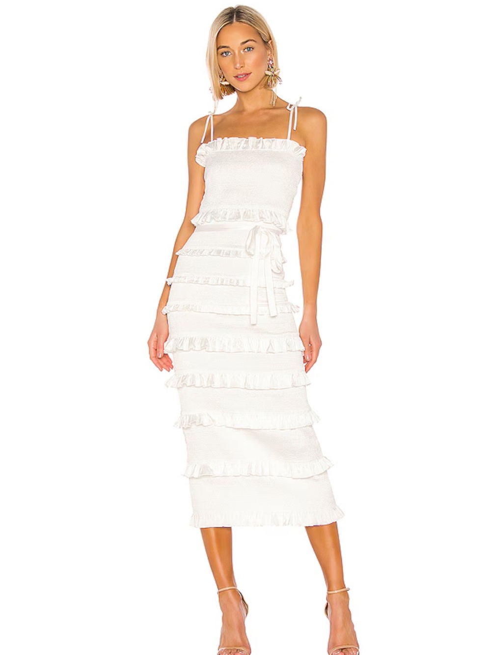 Lily Dress in White